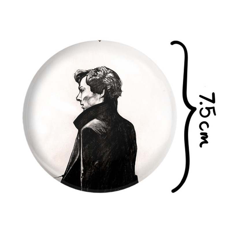 آینه جیبی خندالو مدل شرلوک هولمز Sherlock Holmes  کد 10161