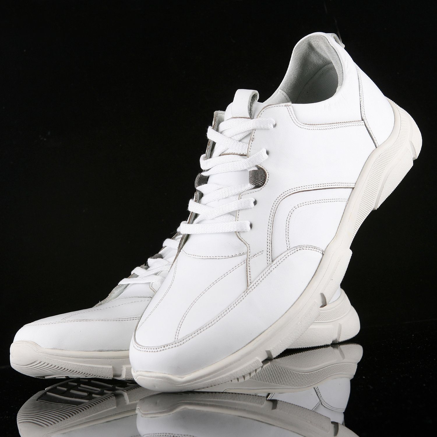 کفش روزمره مردانه چرم یلسان مدل براندون کد SFD-BRN-534-GS -  - 2