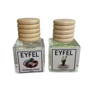 خوشبوکننده هوا خودرو ایفل مدل گل یخ و نارگیل کد Snowdrop-Coconut حجم 10 میلی‌ لیتر بسته 2 عددی
