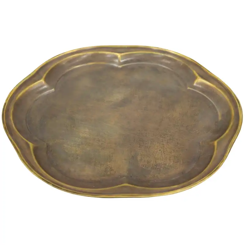 سرویس سماور و چای خوری 13 پارچه مسی مدل آنتیک