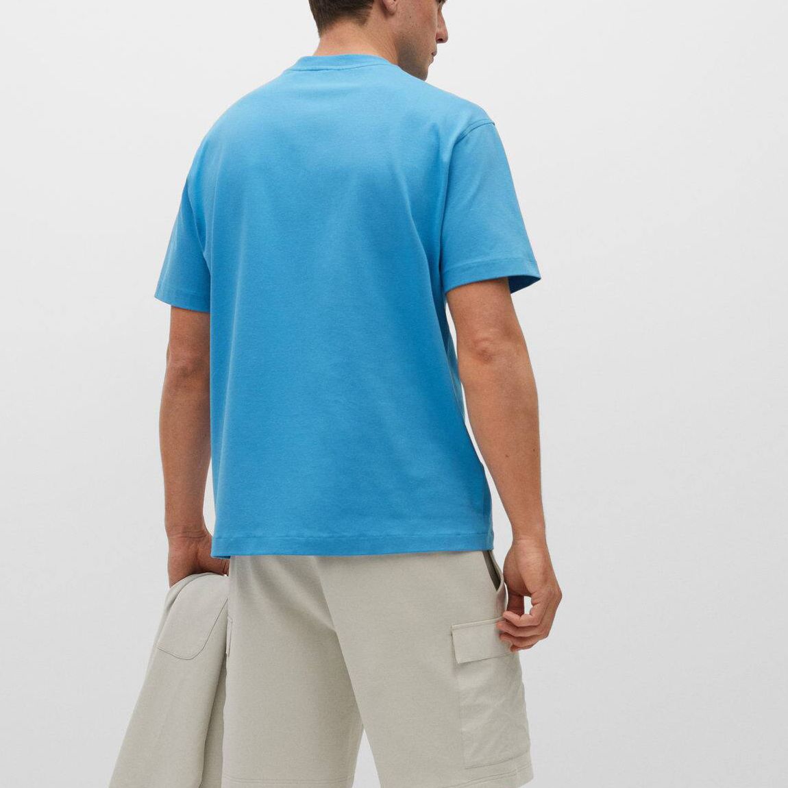 تی شرت آستین کوتاه مردانه مانگو مدل SB418HER -  - 9