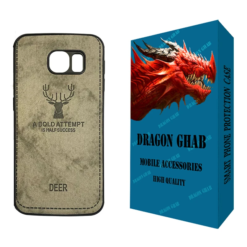 کاور دراگون قاب مدل گوزنی مناسب برای گوشی موبایل سامسونگ Galaxy S7 Edge