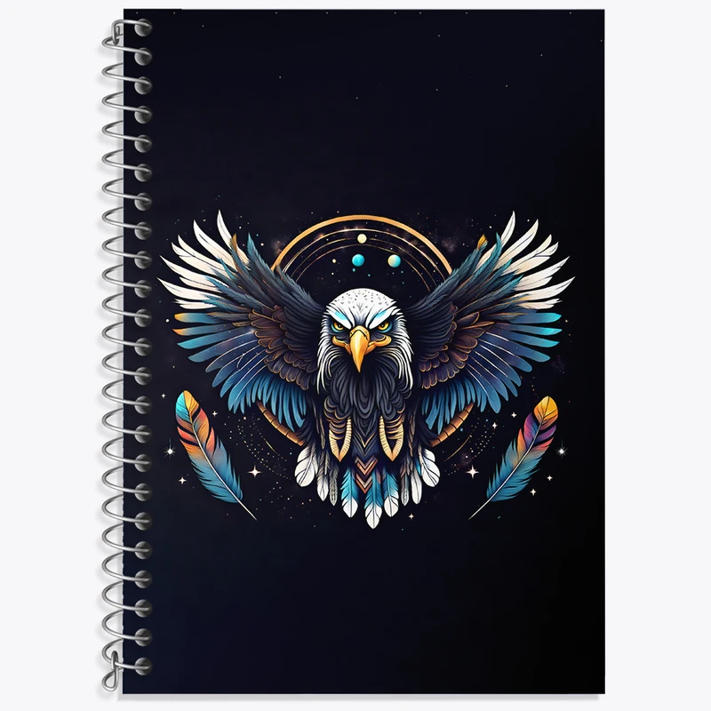 دفتر نت موسیقی 50 برگ خندالو طرح عقاب کد N3412