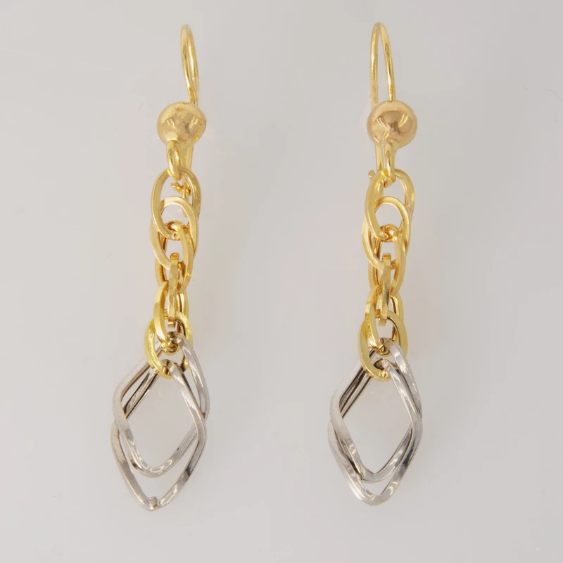 گوشواره طلا 18 عیار زنانه طلای مستجابی مدل 670123