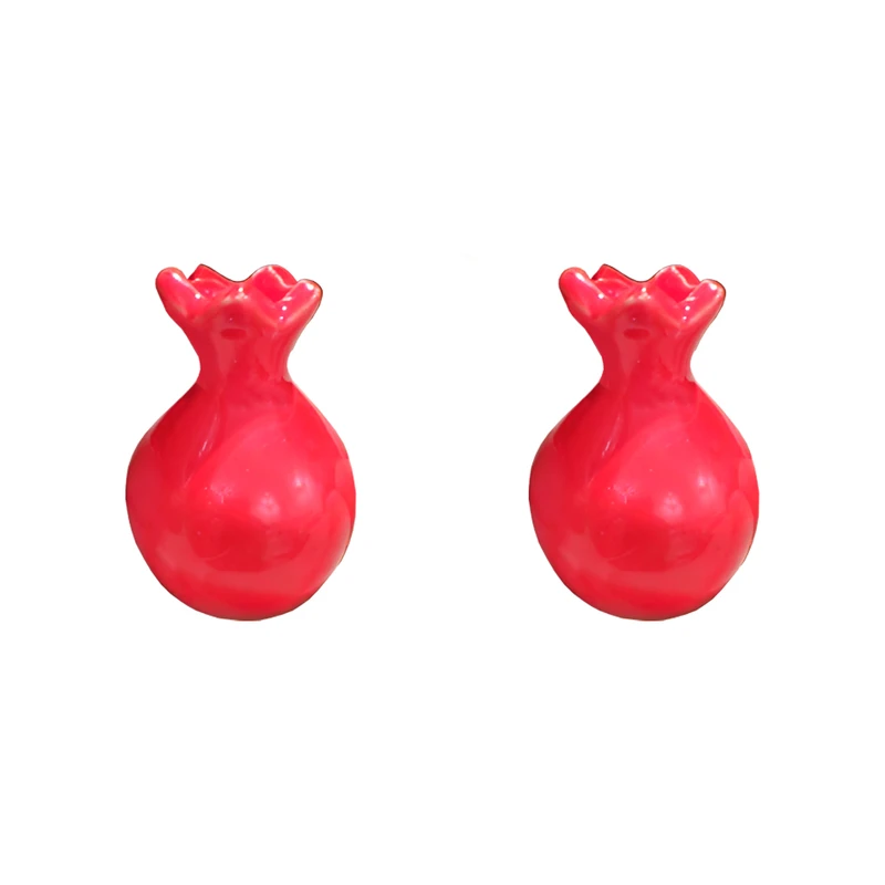 انار سفالی مدل لعابی کد ۱ بسته ۲ عددی