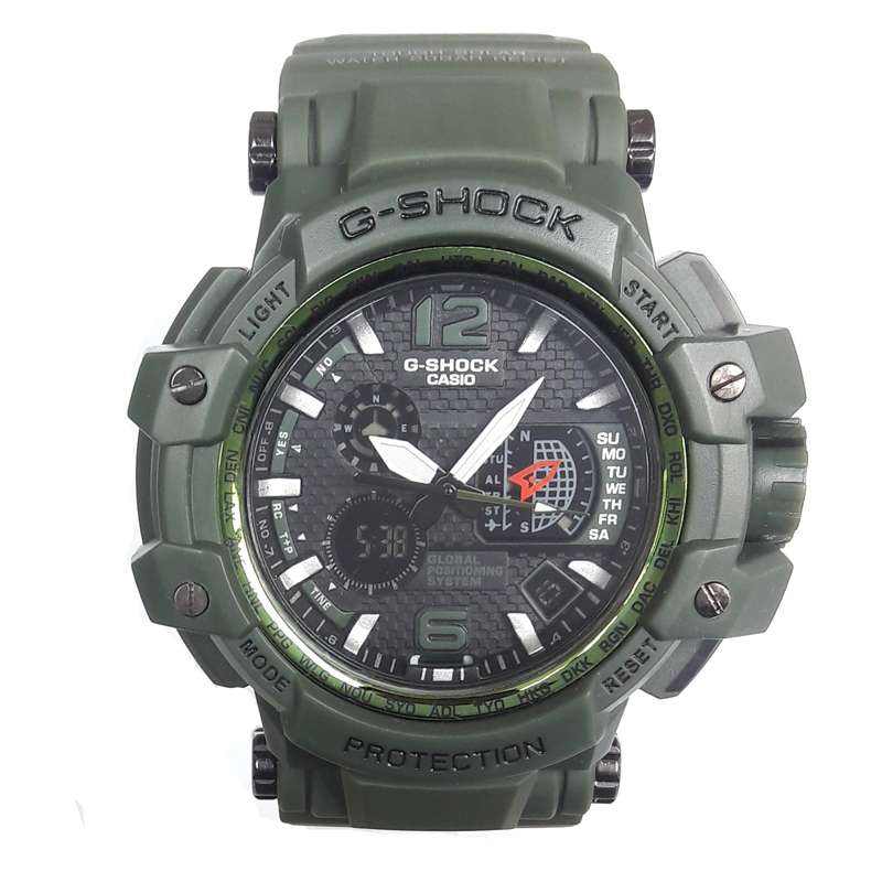 ساعت مچی دیجیتال مردانه مدل G-SH 1111 / SAB به همراه دستمال مخصوص نانو برند کلیر واچ