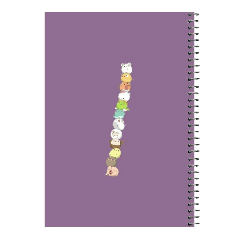 دفتر مشق 80 برگ اس جی مدل دوستان بامزه     