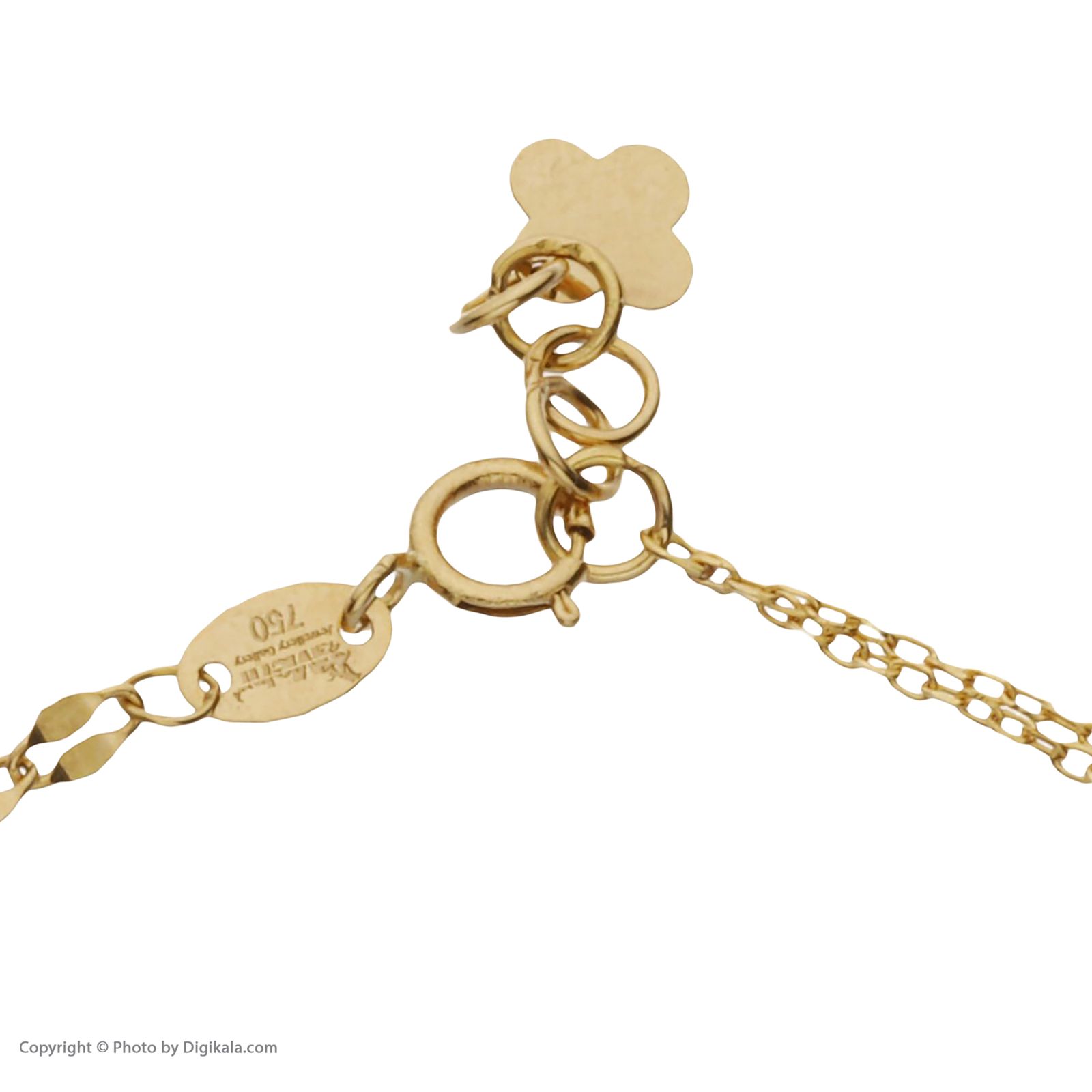 دستبند طلا 18 عیار زنانه مایا ماهک مدل MB1258 طرح استار -  - 3