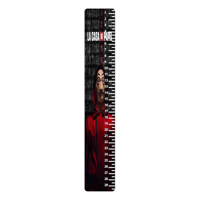 خط کش 30 سانتی متر طرح Money Heist کد 2131