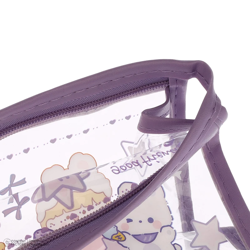 عکس شماره 3 : جامدادی مدل شفاف طرح دختر و خرگوش کد ban1