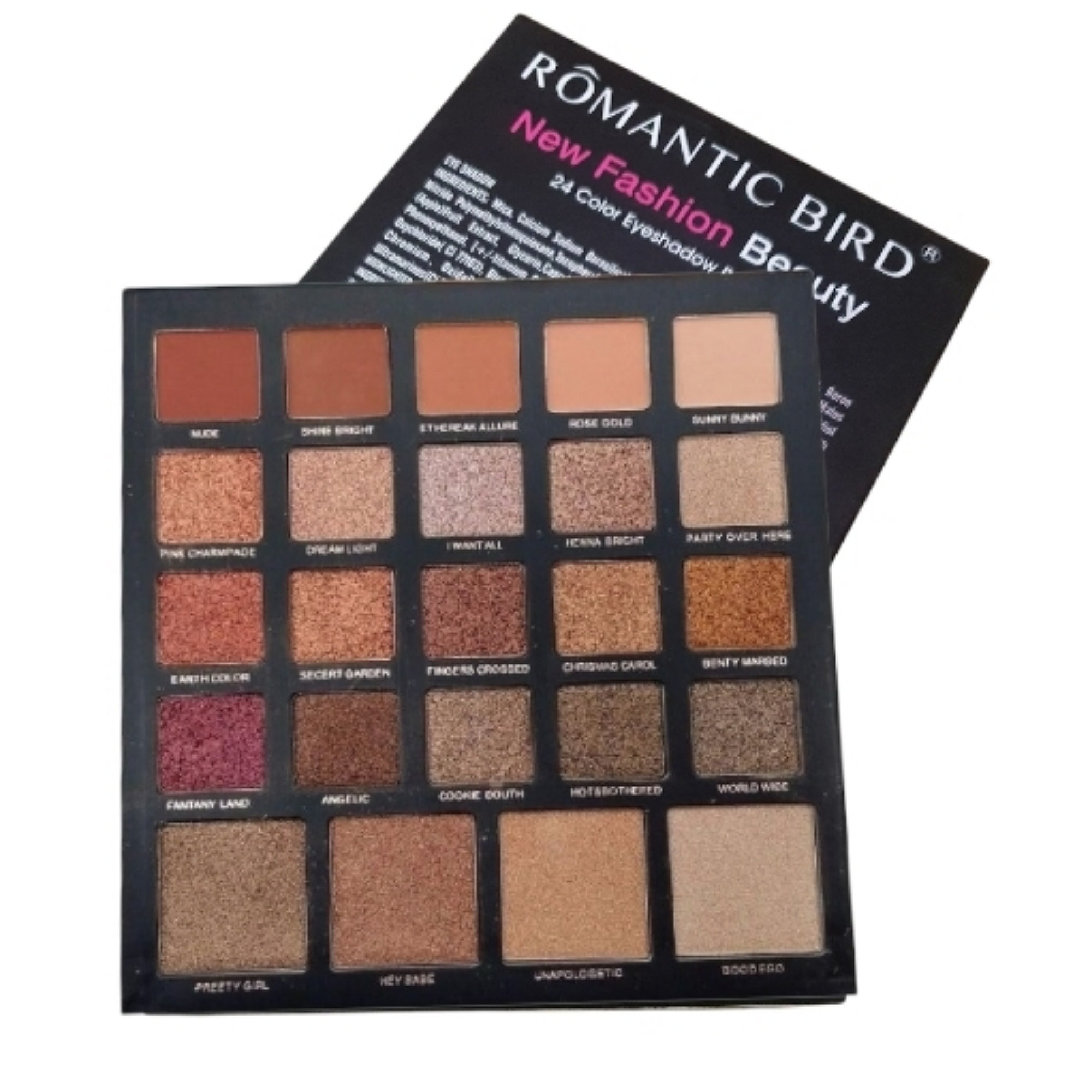 پالت سایه چشم رومانتیک برد مدل شیمر