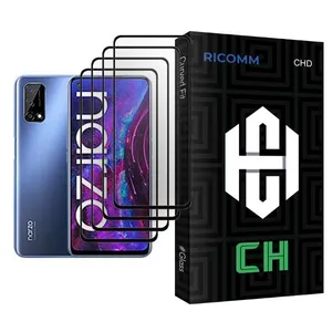 Ricomm CH Glass MIX004 Screen Protector For Realme Narzo 30 Pro 5G Pack Of 4