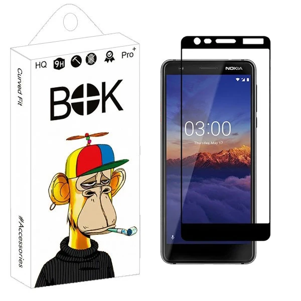 محافظ صفحه نمایش بوک مدل Thin Full مناسب برای گوشی موبایل نوکیا 3.1