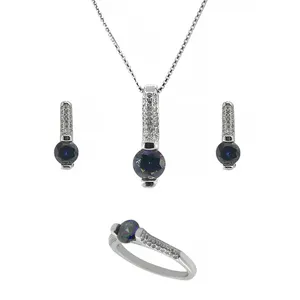 نیم ست نقره زنانه مدل sl1019