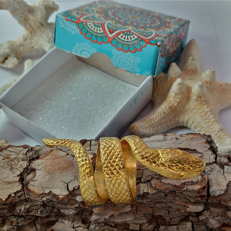 انگشتر زنانه مدل مار کد SN-BRG108