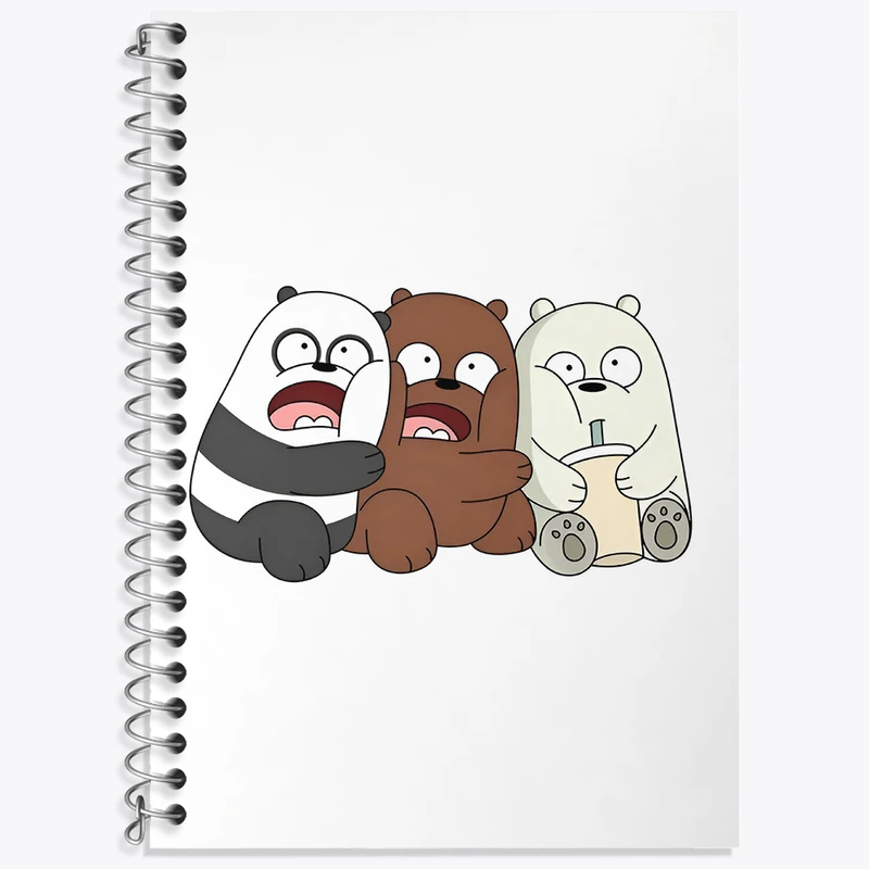 دفتر لغت 50 برگ خندالو طرح سه خرس کله پوک کد N3185