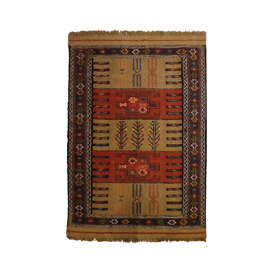 گلیم دستباف دومتری مدل خراسان کد 5009