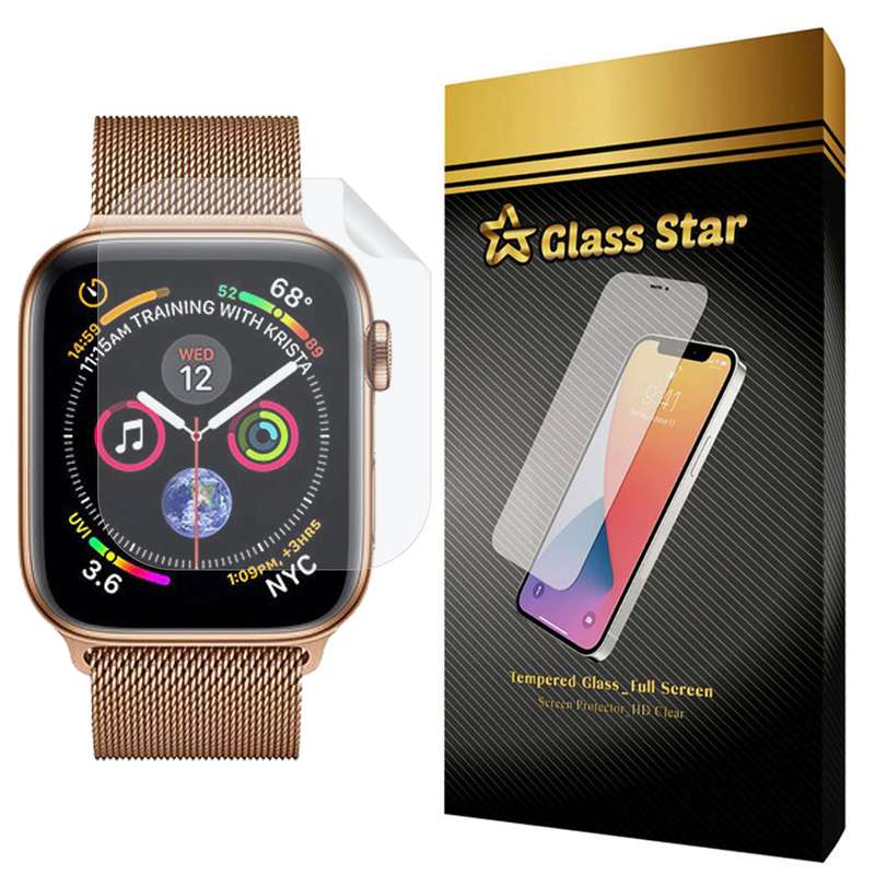 محافظ صفحه نمایش نانو گلس استار مدل  TPWG-Glass مناسب برای اپل واچ سری 4 40 میلی متر