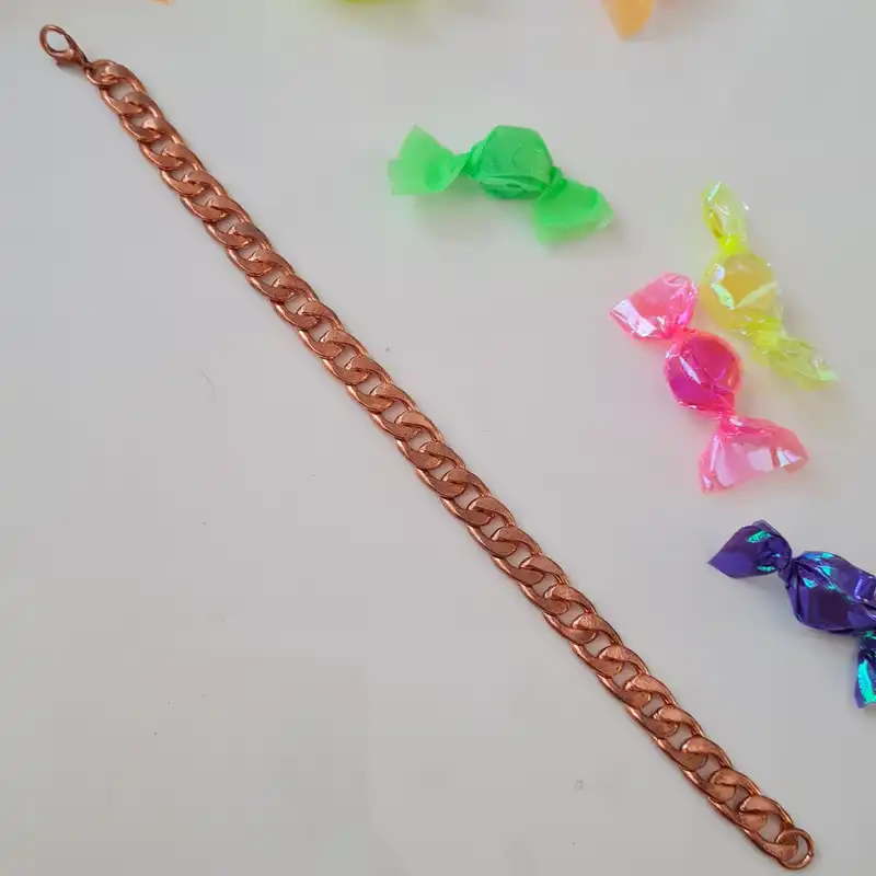 دستبند مدل مسی زنجیری