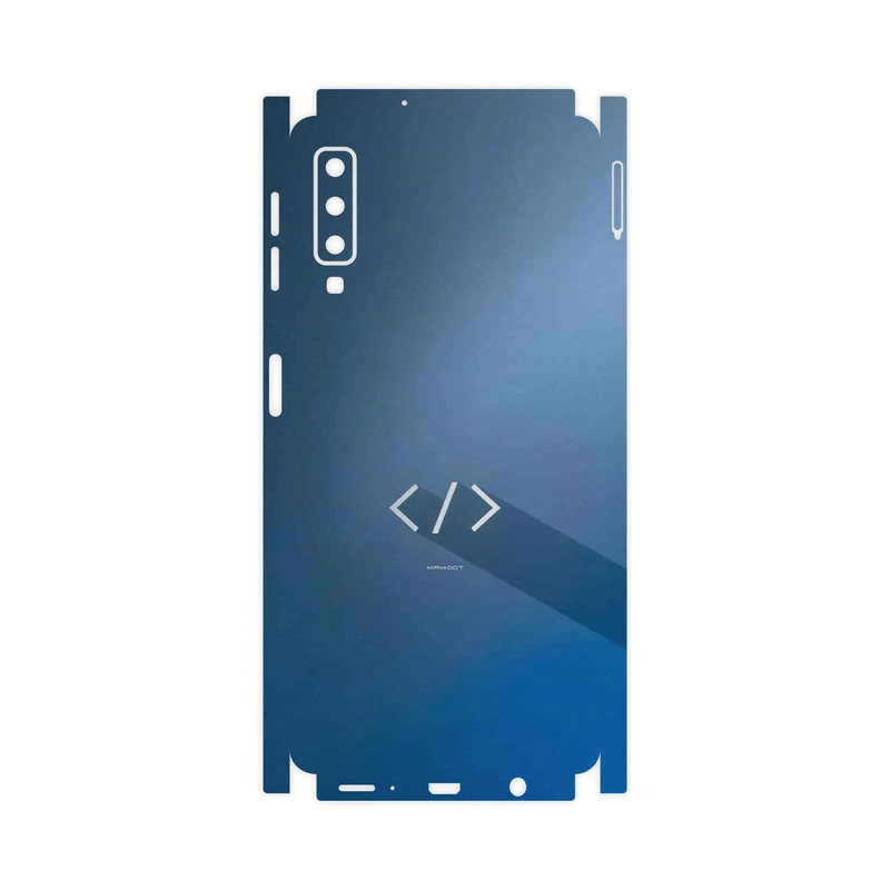 برچسب پوششی ماهوت مدل Minimal Coding icon-FullSkin مناسب برای گوشی موبایل سامسونگ Galaxy A7 2018