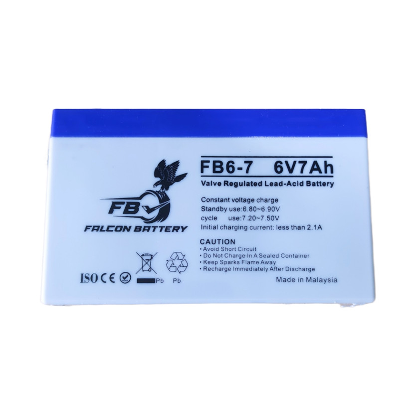 باتری یو پی اس 6 ولت 7 آمپر فالکون مدل 6v7ah