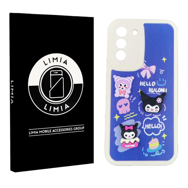 کاور لیمیا مدل فانتزی لنزدار ژله ای طرح عروسکی برجسته مناسب برای گوشی موبایل سامسونگ Galaxy S21 FE