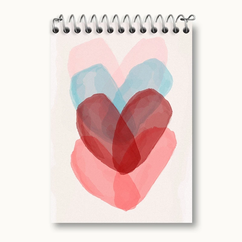 دفتر یادداشت 50 برگ خندالو مدل قلب کد N1308