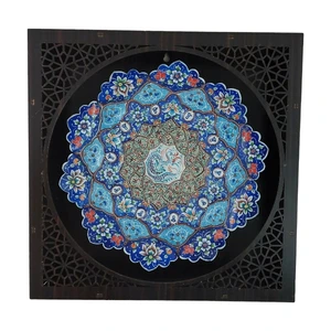 بشقاب میناکاری کد B1049