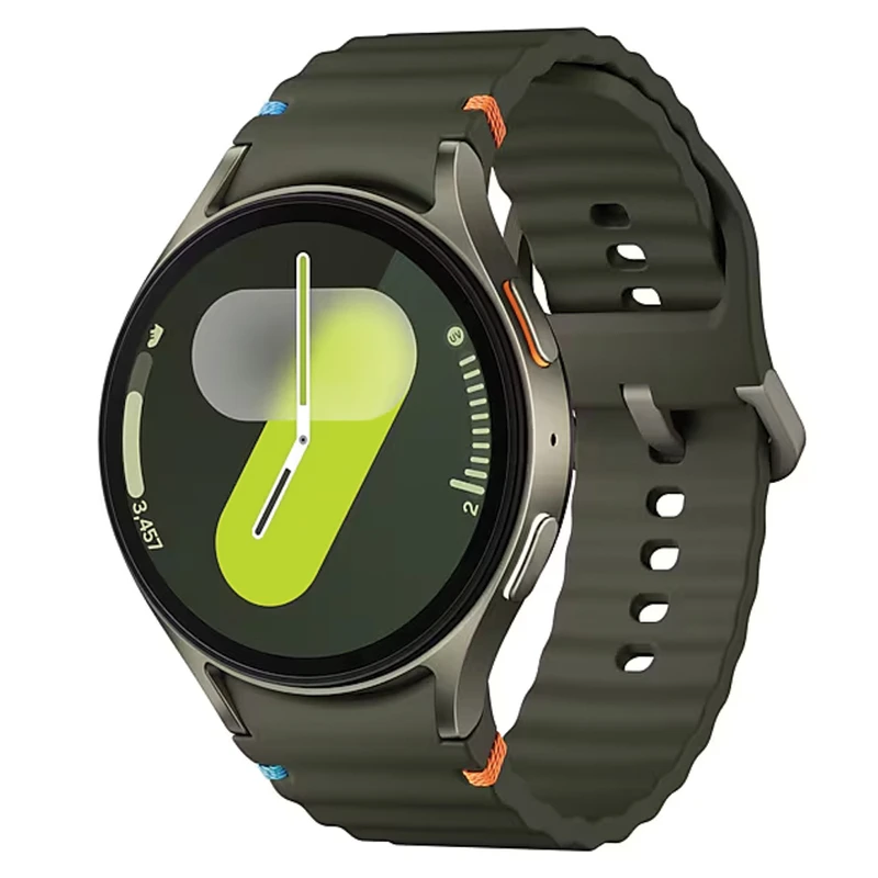 ساعت هوشمند سامسونگ مدل Galaxy Watch 7 44mm دارای قابلیت های کنترل موسیقی (Music Player) بند پلاستیک