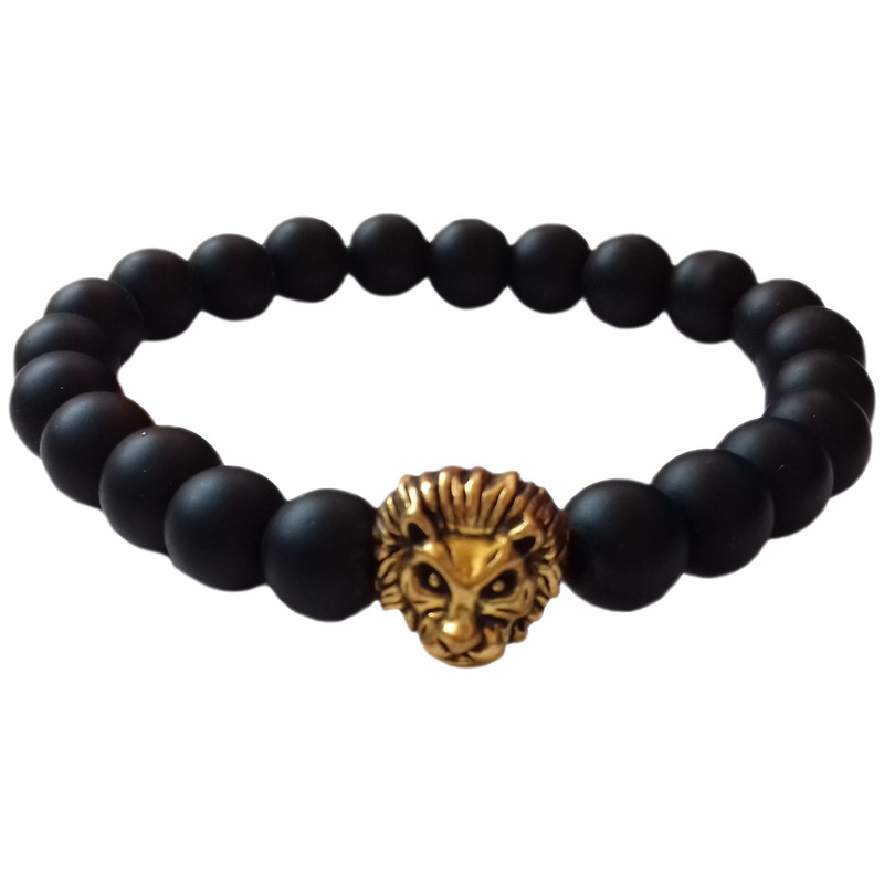 دستبند مردانه طرح شیر کد 159 دستبند مردانه طرح شیر کد 159