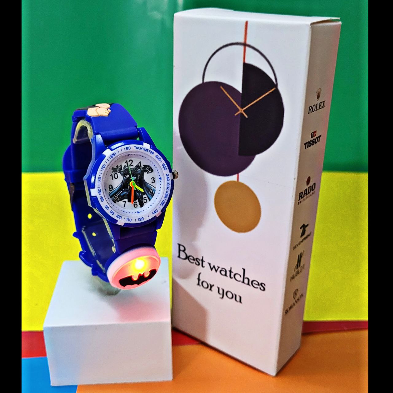 ساعت مچی عقربه ای بچگانه مدل چراغدار 06