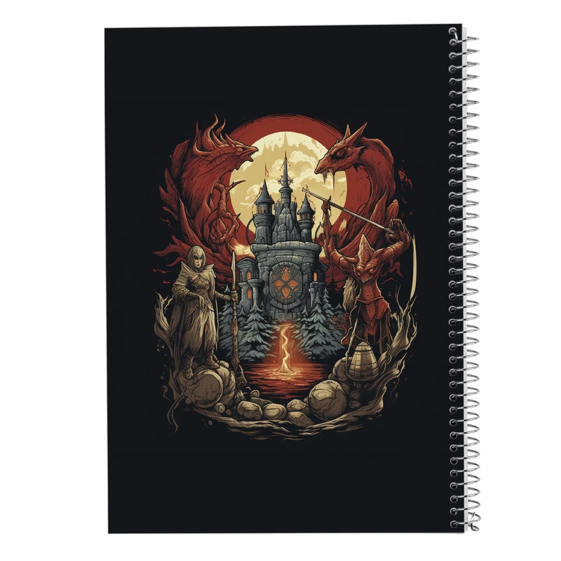 دفتر لیست خرید 50 برگ مدوپد مدل ارباب حلقه ها The Lord of the Rings کد DF3009
