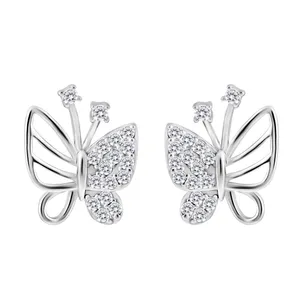 گوشواره نقره زنانه اقلیمه مدل EN569