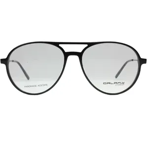 فریم عینک طبیگرد خلبانی مردانه گلکسی مدل 70276 مناسب برای انواع فرم صورت