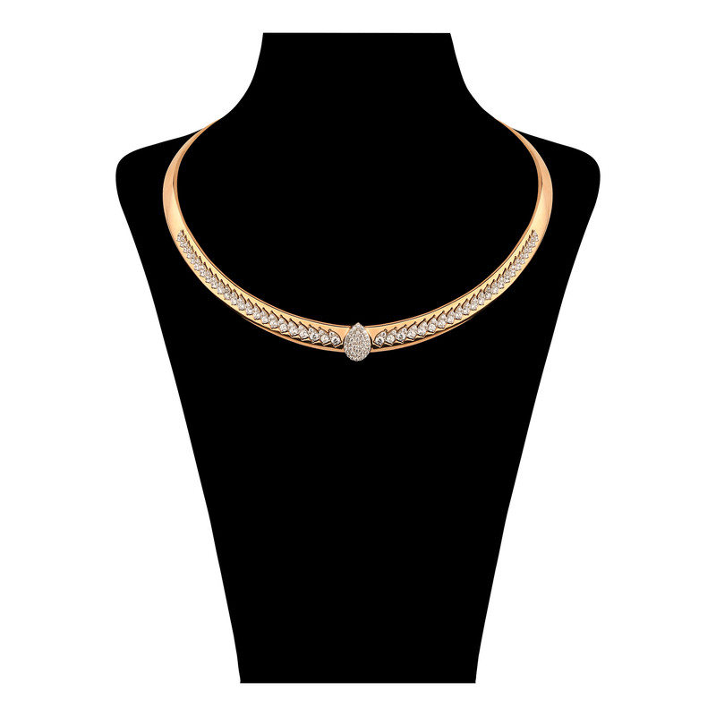 گلوبند طلا 18 عیار زنانه صلاحی گلد مدل T875 گلوبند طلا 18 عیار زنانه صلاحی گلد مدل T875