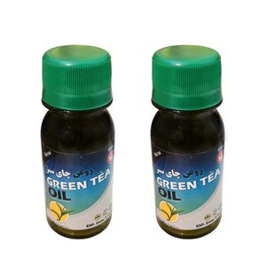 روغن چای سبز پامکا مدل 001 حجم 60 میلی لیتر مجموعه 2 عددی