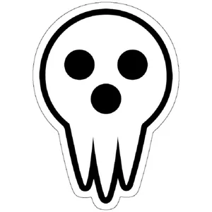 استیکر لپ تاپ مدل Soul Eater Death Mask