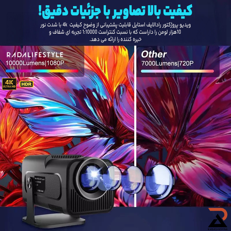 ویدئو پروژکتور رادا لایف استایل مدل PX-02