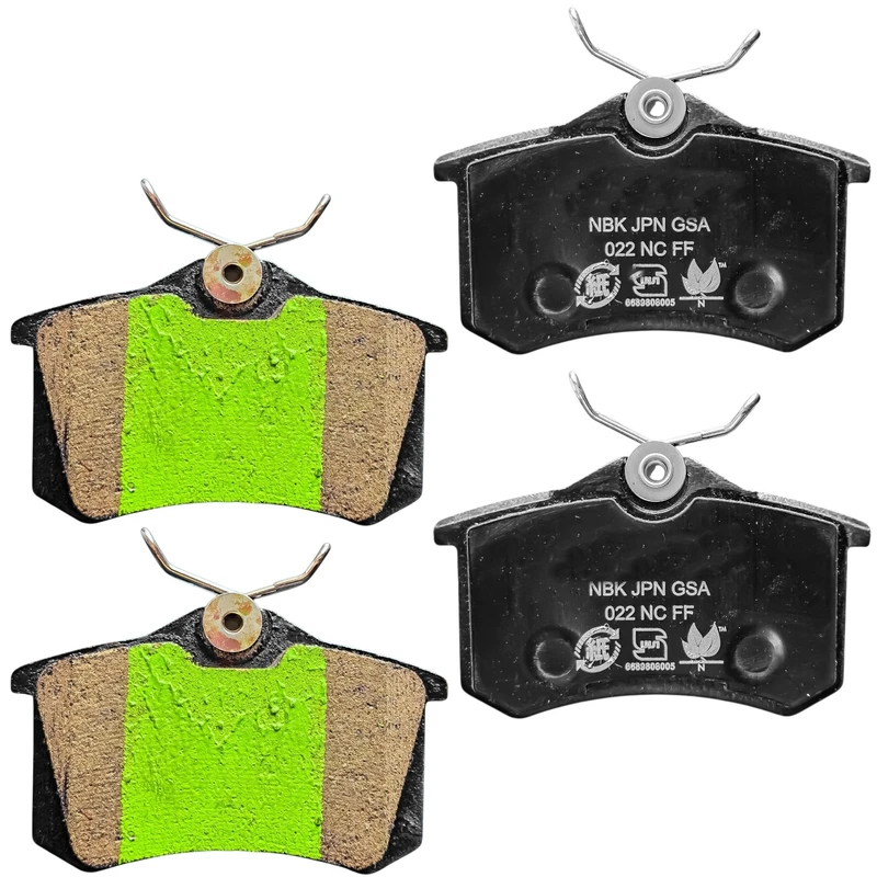 لنت ترمز عقب خودرو فورس مدل نائو سرامیک دو جفت مناسب برای تارا