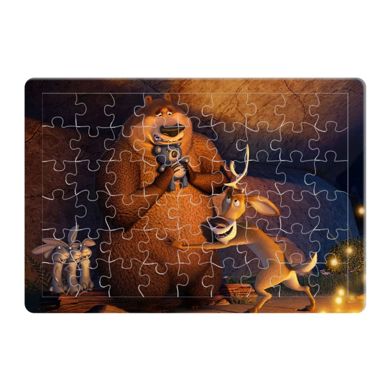 پازل 54 تکه هومرو طرح انیمیشن فصل شکار مدل PL132