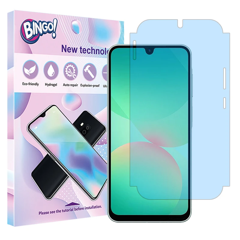 محافظ صفحه نمایش مات ضداشعه آبی بینگو مدل Tough مناسب برای گوشی موبایل سامسونگ Galaxy A26