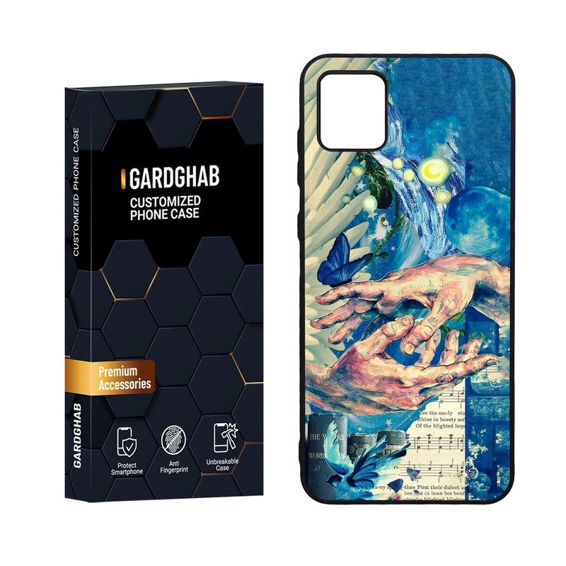 کاور گارد قاب مدل دورژله ای هنری مناسب برای گوشی موبایل سامسونگ Galaxy A04 4G