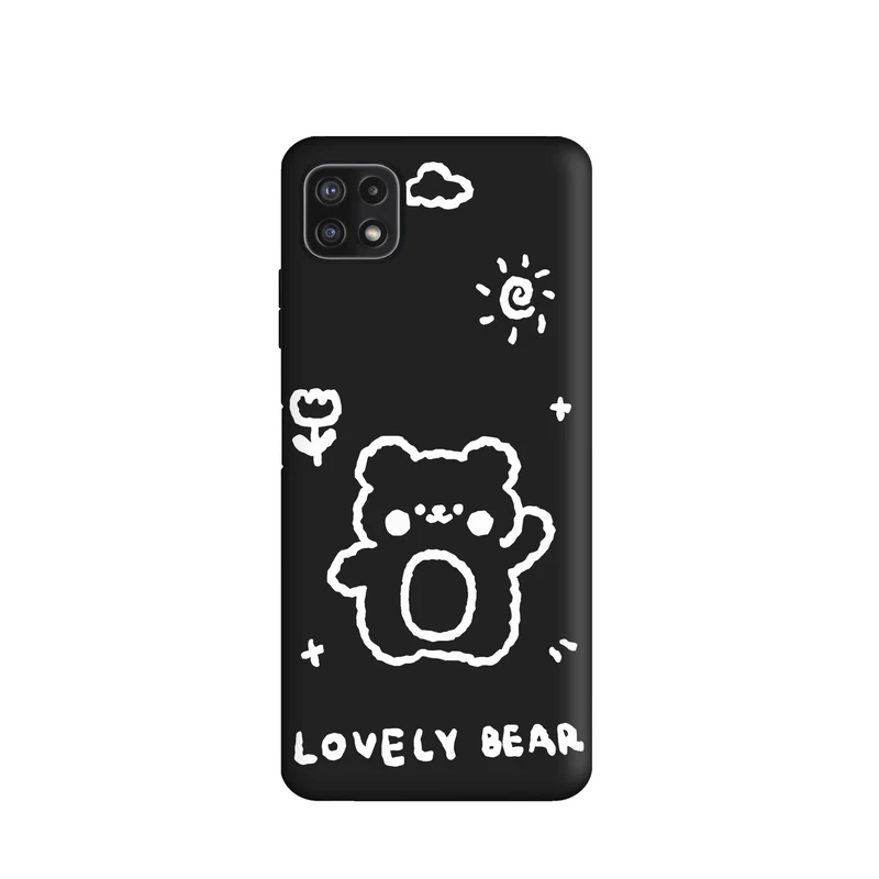 کاور قاب گارد طرح خرس بیر کد a4686 مناسب برای گوشی موبایل سامسونگ Galaxy A22 5G