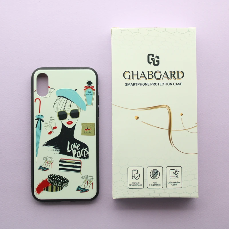 کاور قاب گارد مدل دور ژله ای دخترانه مناسب  برای گوشی موبایل اپل iPhone X / Xs