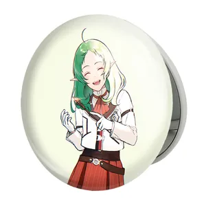 آینه جیبی خندالو طرح اریس و سیلفیت انیمه موشوکو تنسی مدل تاشو کد 24128 