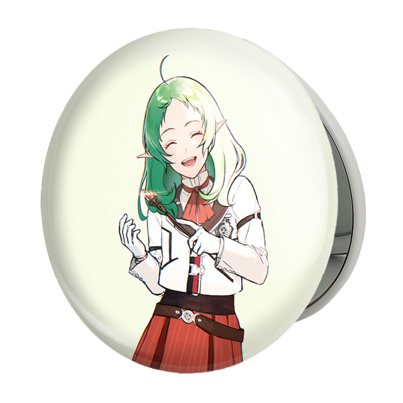 آینه جیبی خندالو طرح اریس و سیلفیت انیمه موشوکو تنسی مدل تاشو کد 24128 