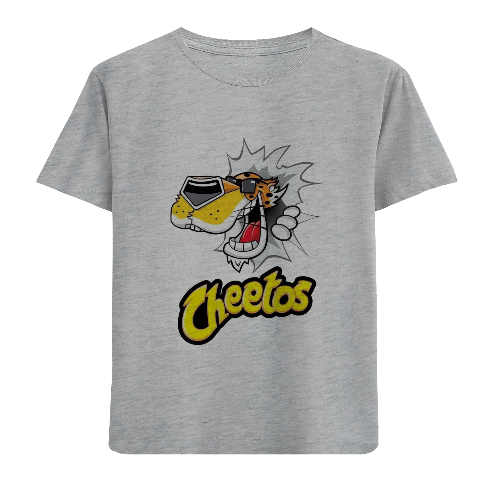 تی شرت آستین کوتاه بچگانه مدل D387 Cheetos