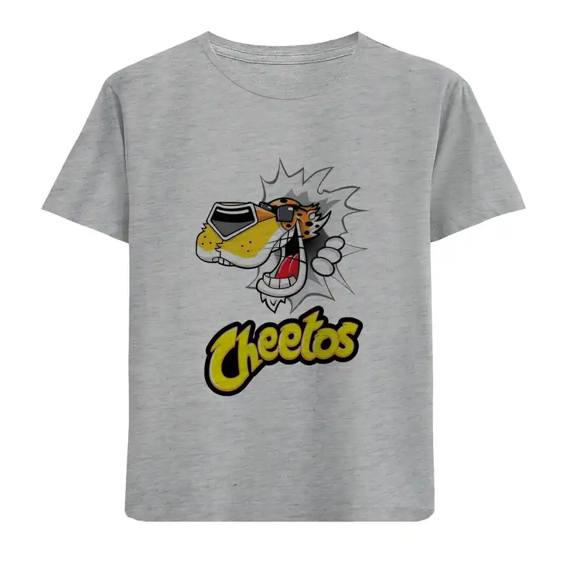 تی شرت آستین کوتاه بچگانه مدل D387 Cheetos