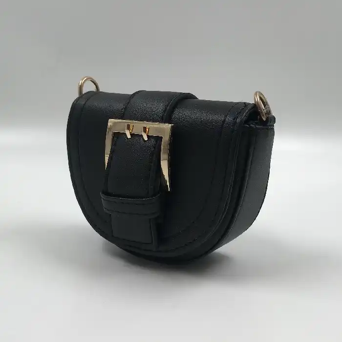 کیف دوشی زنانه مدل قفل کمربندی مینی کد 1089