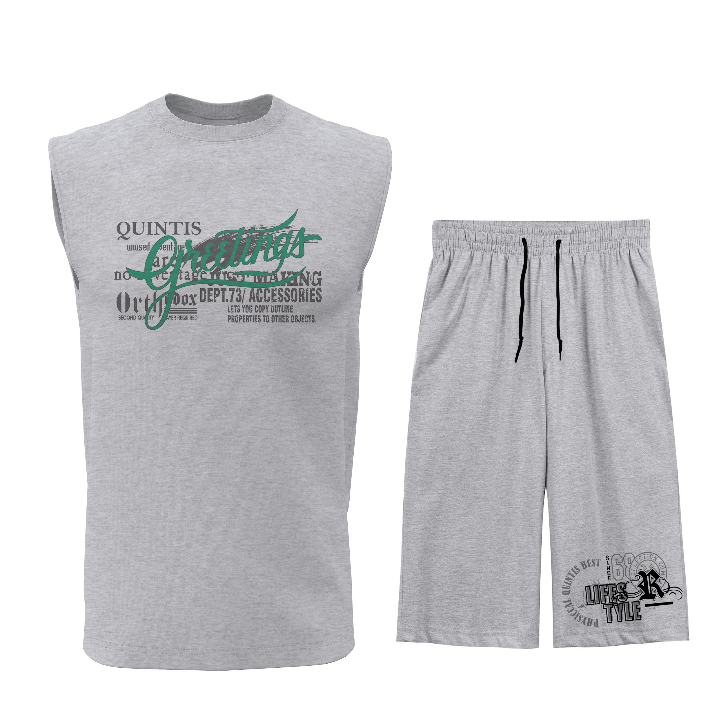 ست تاپ و شلوارک مردانه مدل T111G